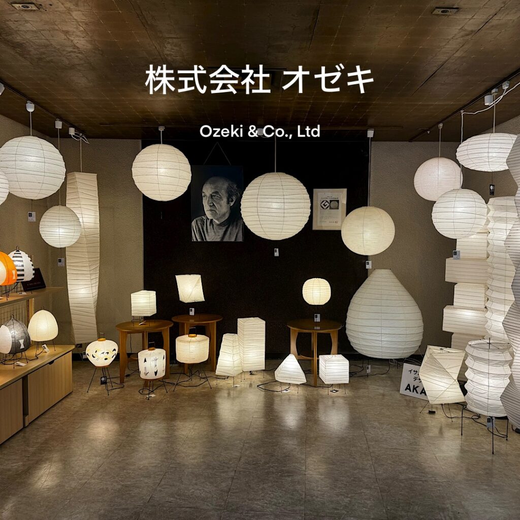 美濃和紙と竹による伝統的な岐阜提灯が見られる店舗】株式会社オゼキ